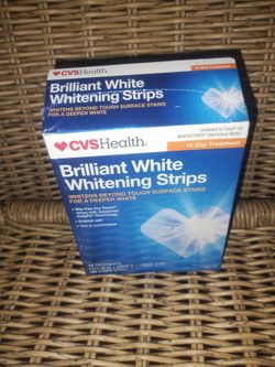 Brilliant white whitening strips