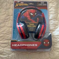 Marble Spider-Man headphones jack aux wire 
