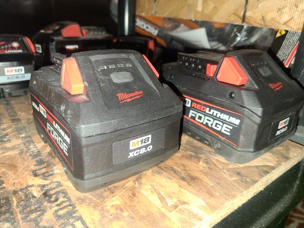 Milwaukee Batteries - Ask For Prices