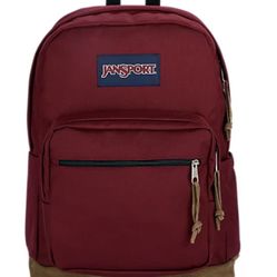 Burgundy Jansport(backpack)