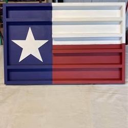 Texas Flag Challenge Coin Display