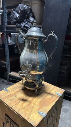 Vintage Coffee Urn Silver Plated