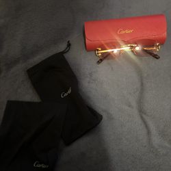 Red Shade Cartier Sunglasses 
