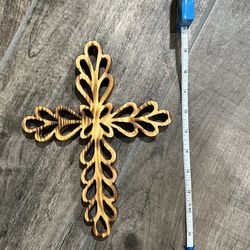 Hand carved cross