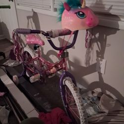 Girls Bike Boys Bike Wit Helmets 