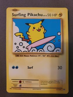 Surfing pikachu 2016