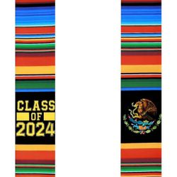 Mexican Graduation Sash Class of 2024 | Mexican Graduation Stole