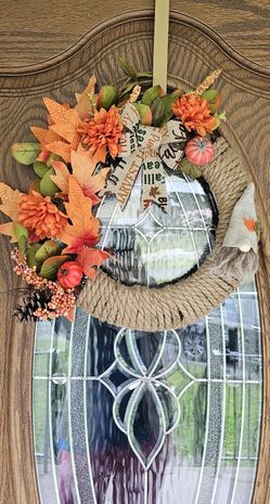 Fall Wreath Handmade 