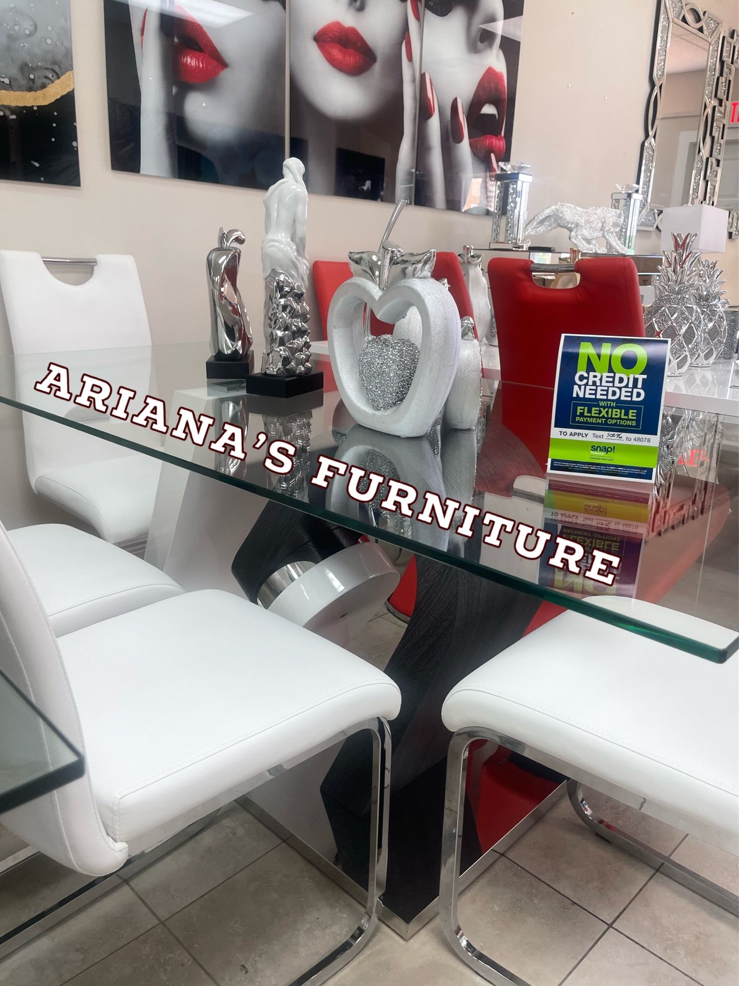 New Dining Table Set 71x35