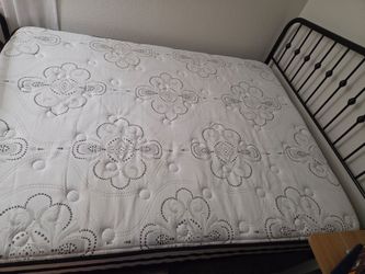 Rarely Used Queen Mattress and Bed Frame Pick up only!