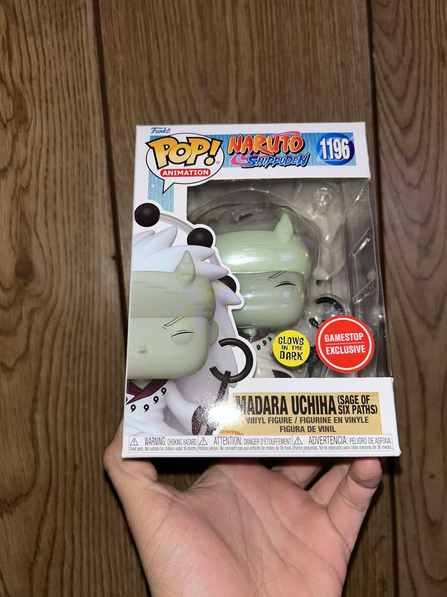 Naruto Shippuden Madara Uchia Glow Funko Pop 1196