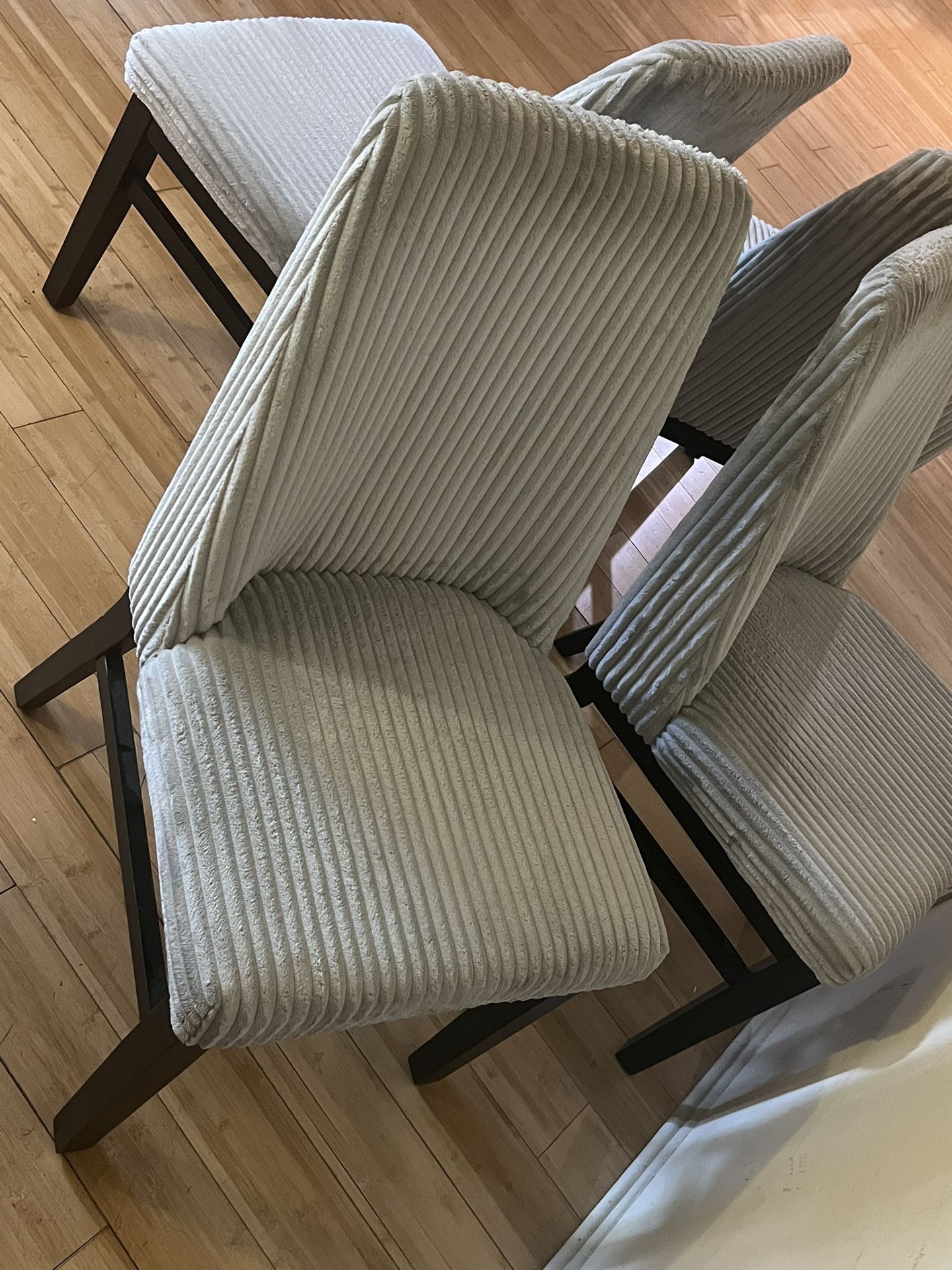 Corduroy Dining Chairs
