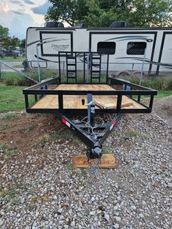 14x76 Trailer Brakes And Gate