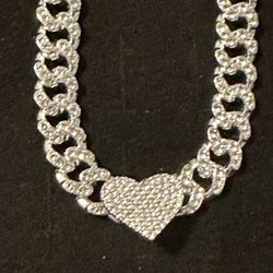 Women’s CZ Cuban Link Chain