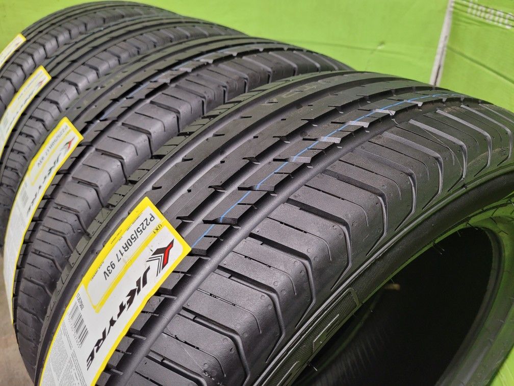 Four New Tires 225/50/17 93V JK TYRE UX1 (40,000 Mileage Warranty)