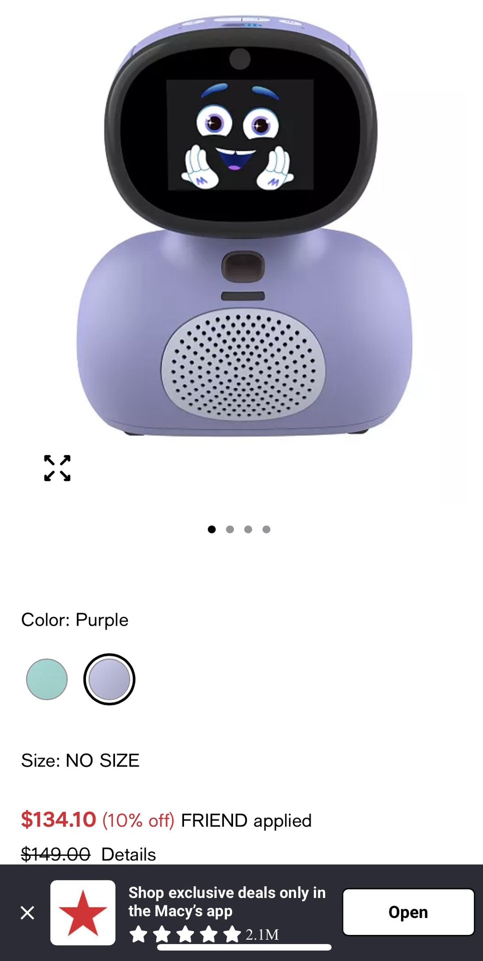 Miko Mini AI Robot for Kids