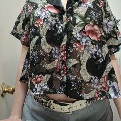 Victoria's Secret Floral Button Down