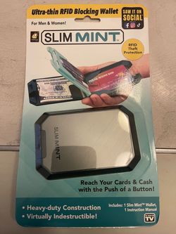 Slim Mint Ultra-Thin RFID-Blocking Wallet