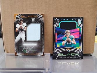 2021 Panini Black Trevor Lawrence RPA /25 & Patch /99
