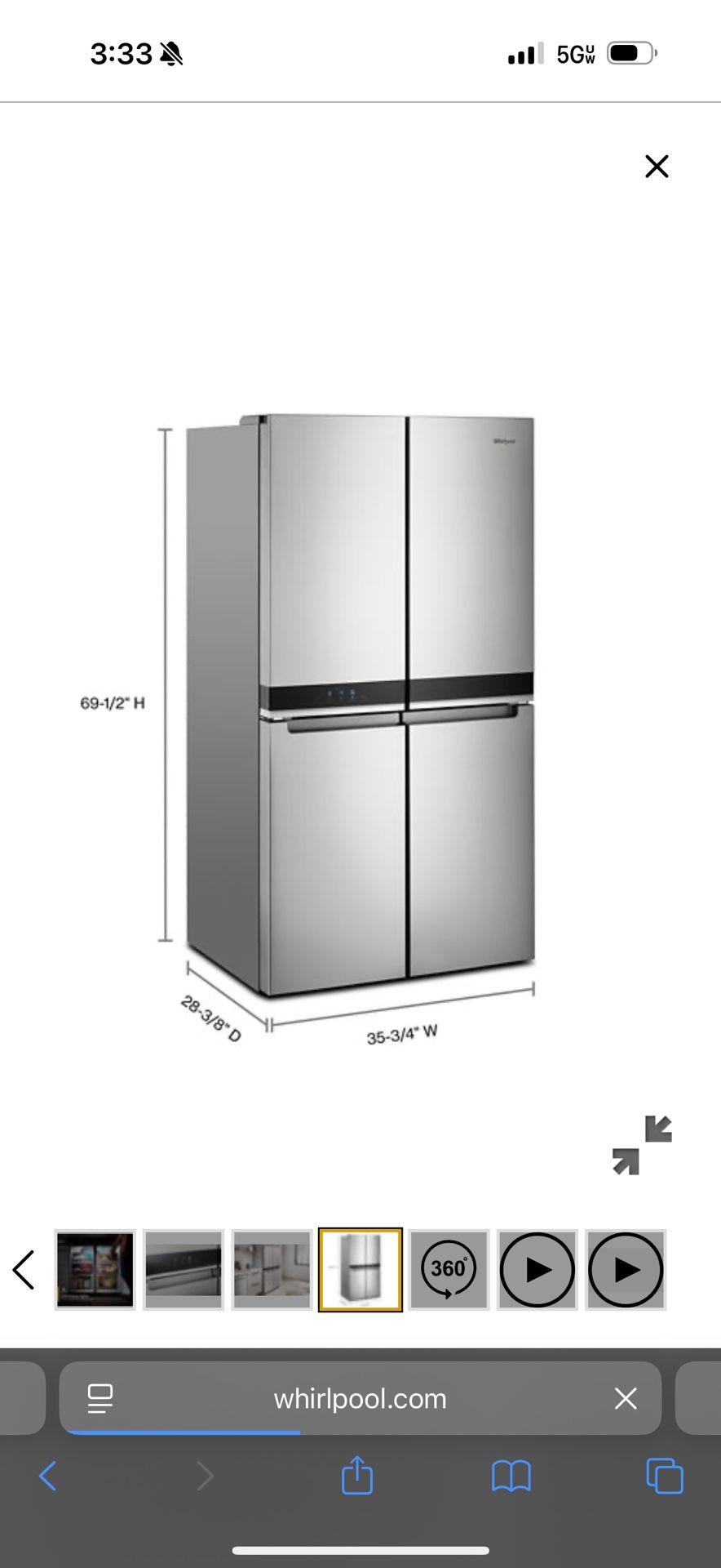 Whirpool Refrigerator