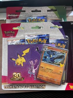 Pokemon Tech Sticker Collection 30th anniversary