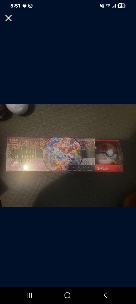 Pokemon Costco Holiday Calendar 