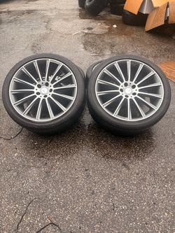 Mercedes-Benz AMG / OEM 20”Multi-Spoke Wheels with Tires – Set of 4