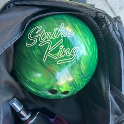 Bowling Ball/with Back Pack 