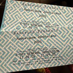 Apocalypse Zombieland 2x GA 