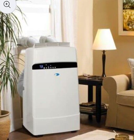 12,000 BTU air conditioner, heater, dehumidifier, Whytner eco-fri, like new, $399, (paid over $700)