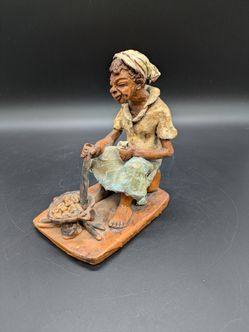 Vintage Puerto Rican Sculpture by Cara Being Mendez
