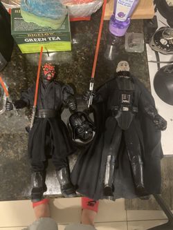 2 collectible Star Wars evil characters vintage