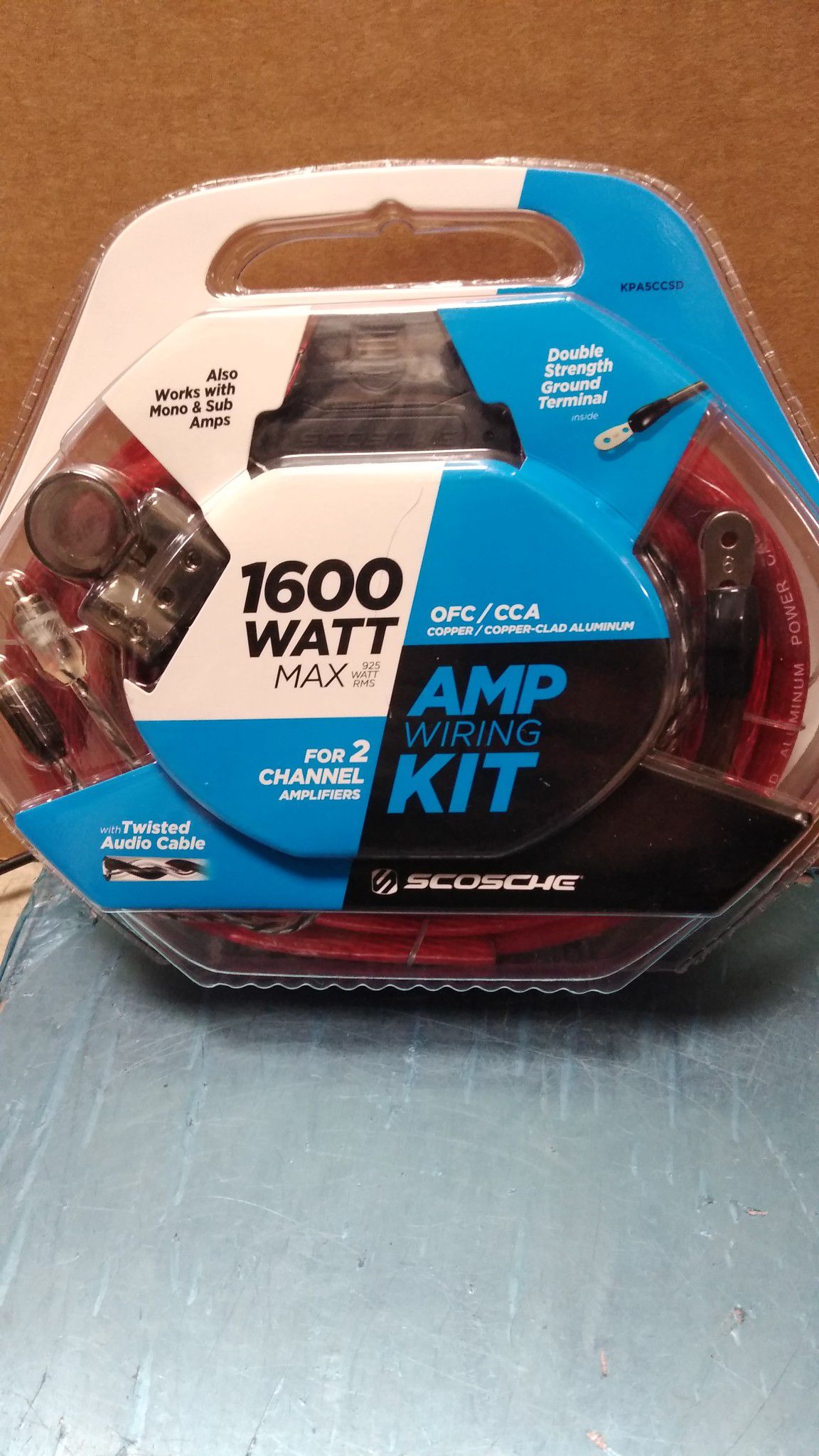 Scosche 1600 watt amp wiring kit