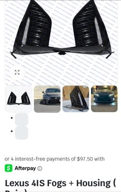 Lexus 4is fog lights and housing new