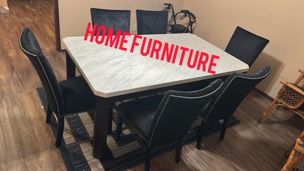 Furniture table with four chair