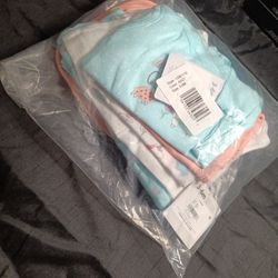 Baby Girl 3 To 6 Month Bundle Set With Bibs In Included