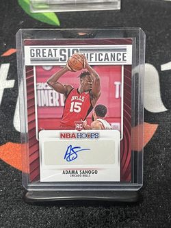 2023-24 Panini NBA Hoops ADAMA SANOGO Rookie Auto Bulls RC