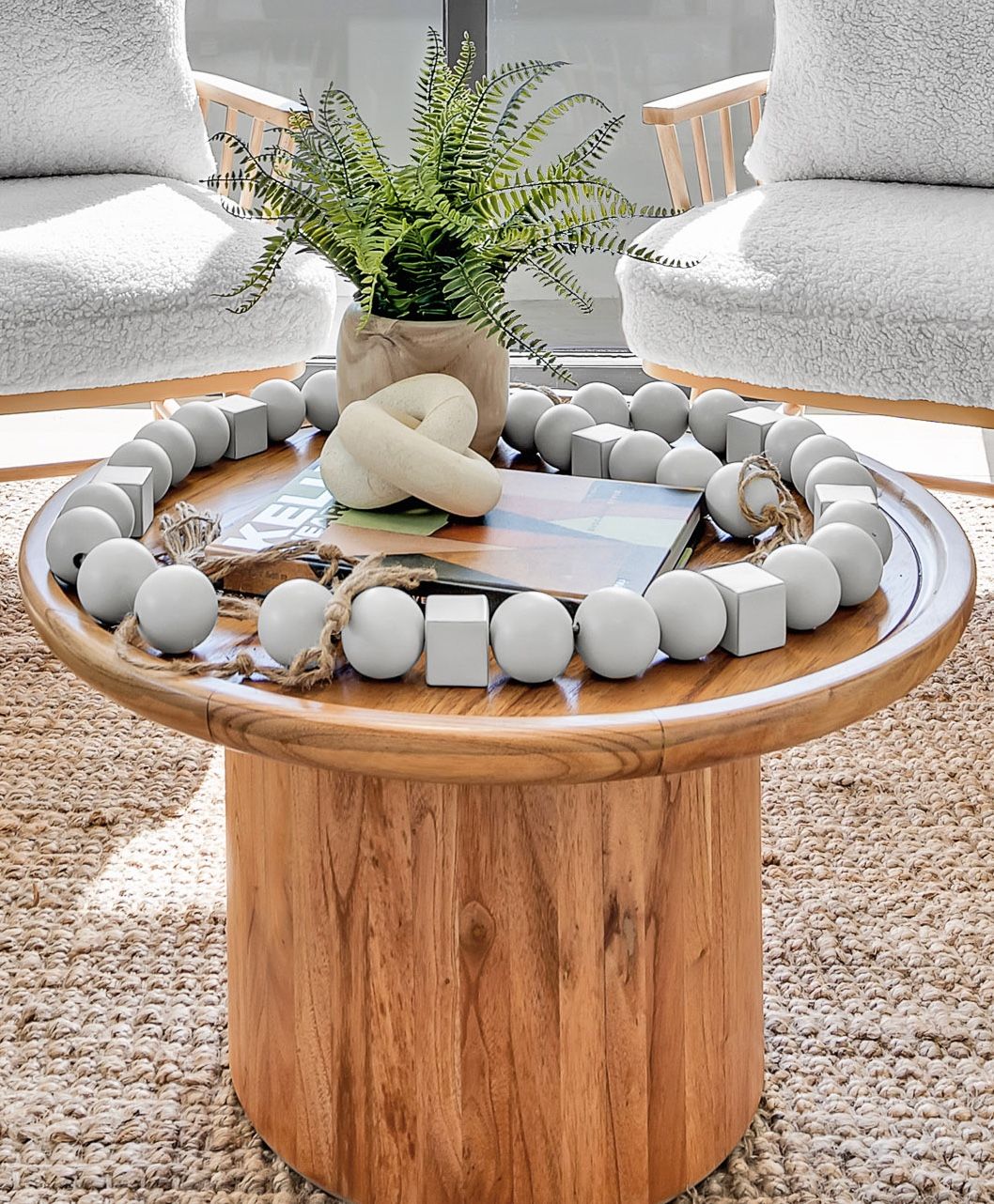 Devin Round Pedestal Coffee Table Safavieh for Sale in Miami, FL