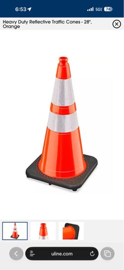 28” Traffic Cones With High Viz