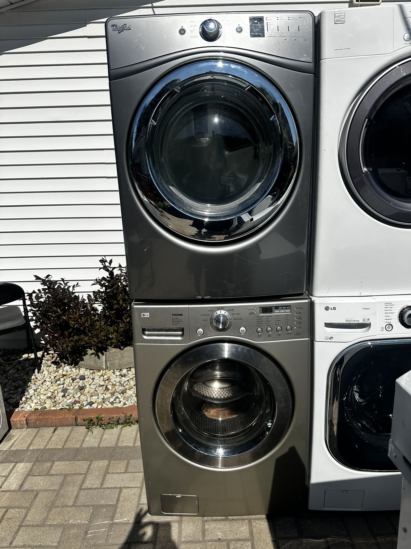 LG Washer And Whirlpool Gas Dryer