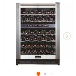 Magic Chef 44 Bottle Dual Zone Wine Cooler
