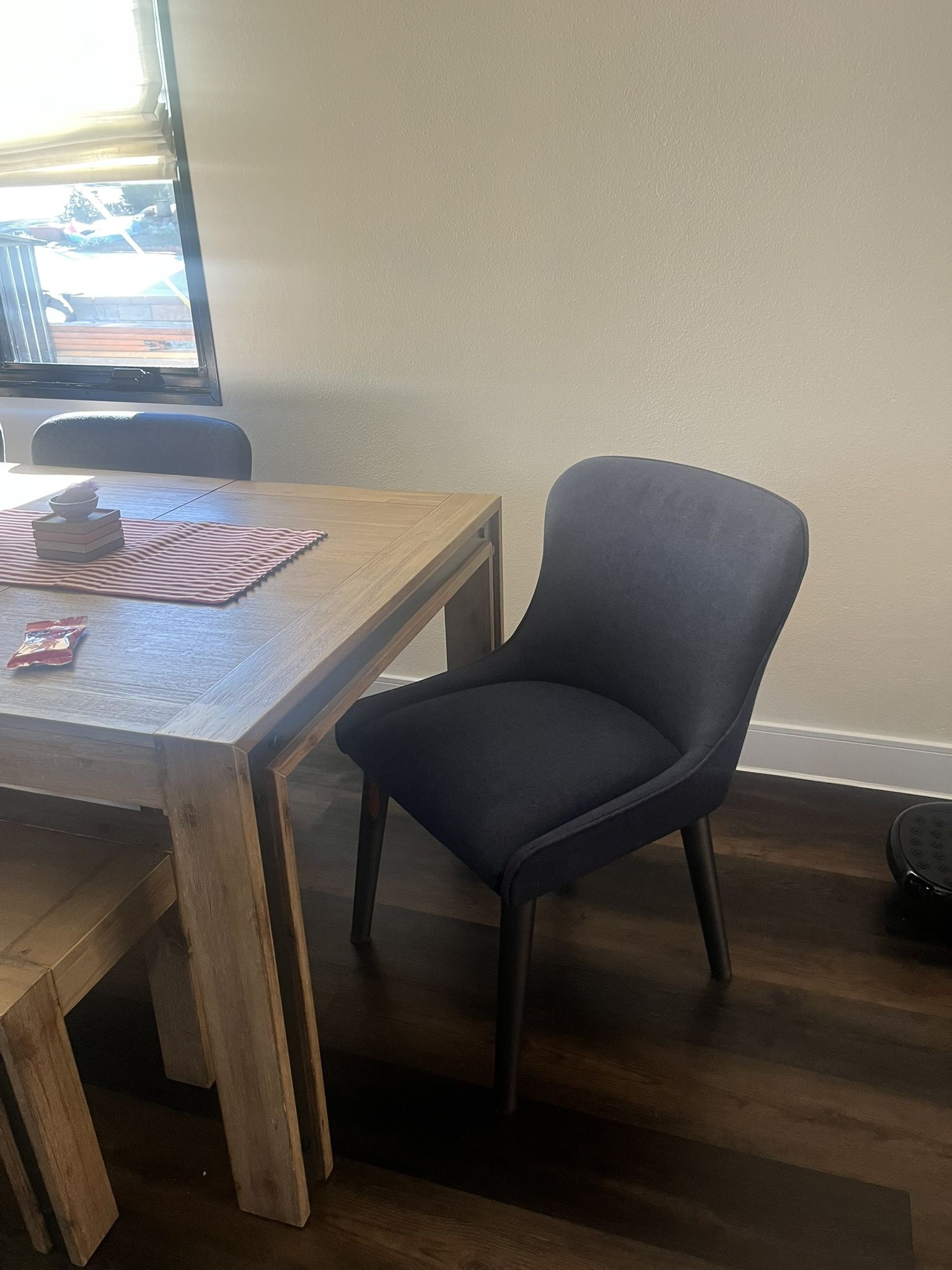 World Market Wingback Dining Chairs- 4