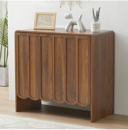 Walnut Brown 2 Door Sideboard Cabinet