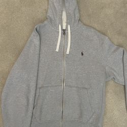 Grey Polo Hoodie