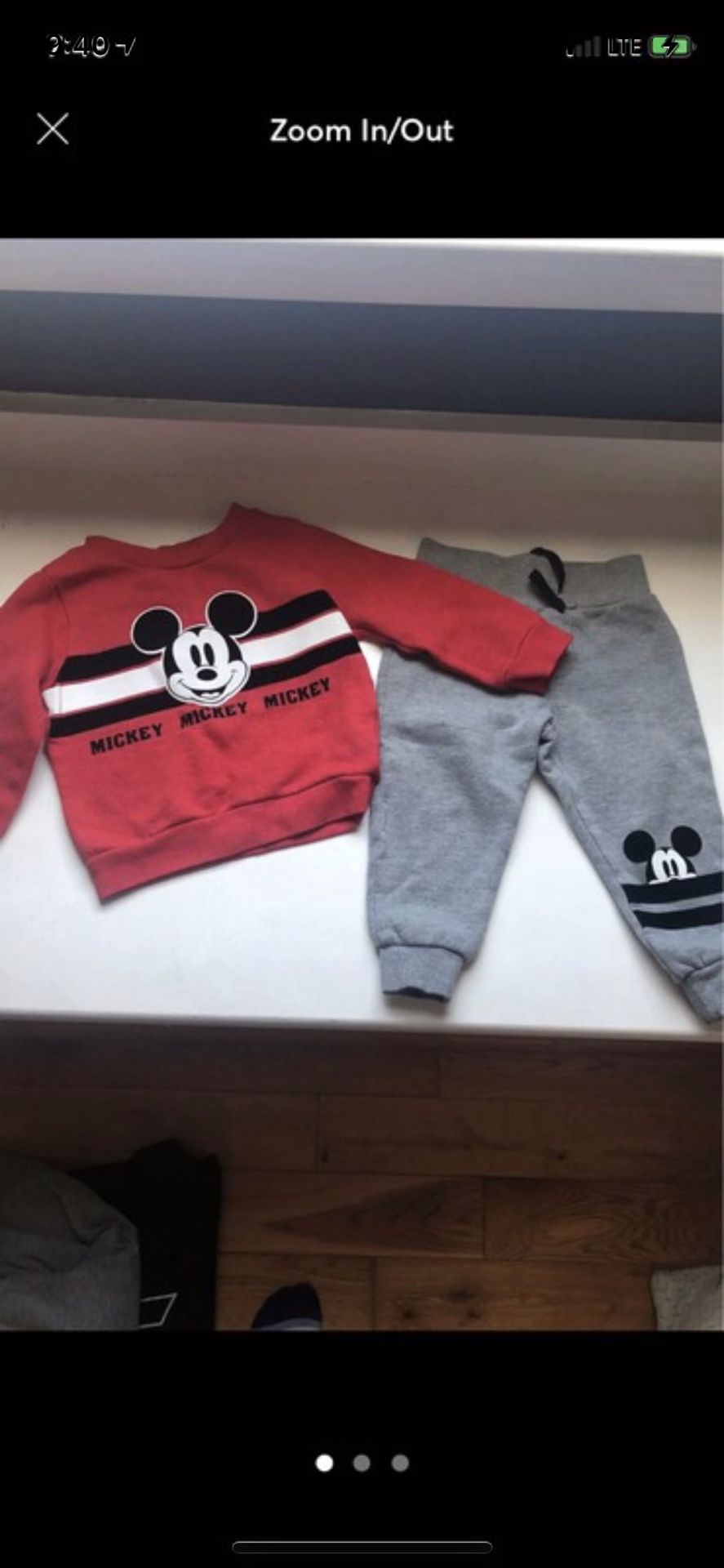 Mickey Mouse Toddler Sweatsuit Outfit