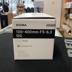 SIGMA 100-400mm F5-6.3 Lens 