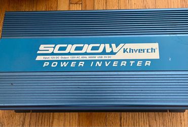5000 Watt power inverter DC to AC RV FOOD Truck Camping
