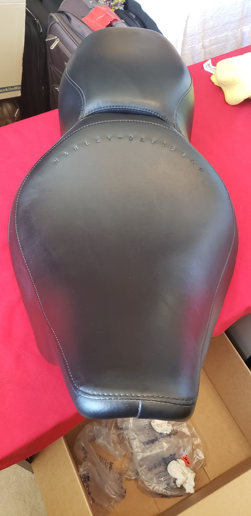 Harley Davidson motorcycle seat
