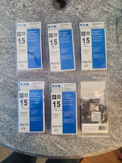 Eton  arc fault breakers BRCAF115CS. $95 EACH 6 AVAILABLE