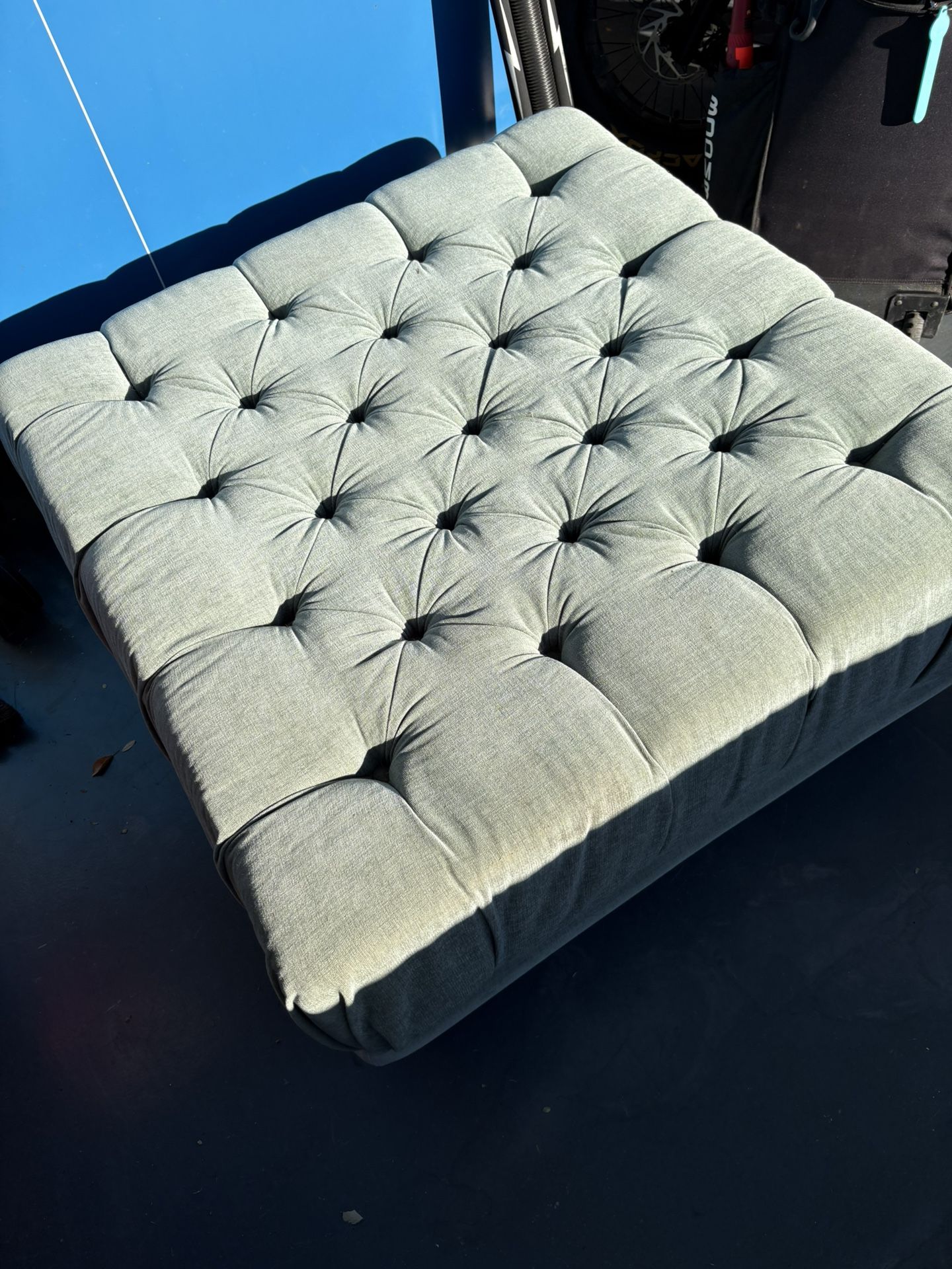 Custom Upholstered Ottoman
